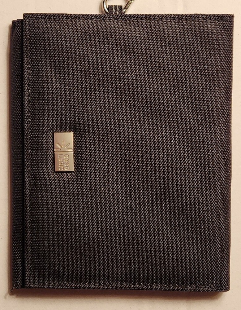 CASE LOGIC Clutch Wallet Tri-Fold - Lobster Claw Strap Clasp - Magnet Closure