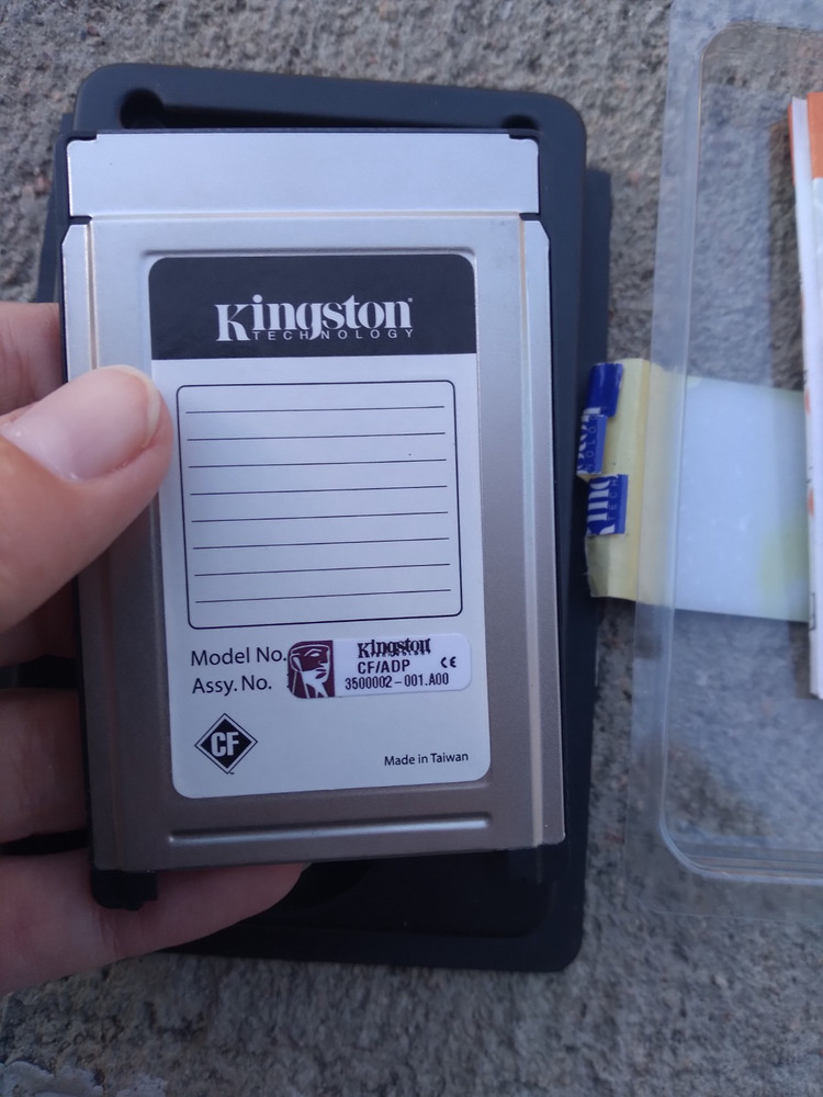 Kingston Compact Flash Type II PC Card Adaptor