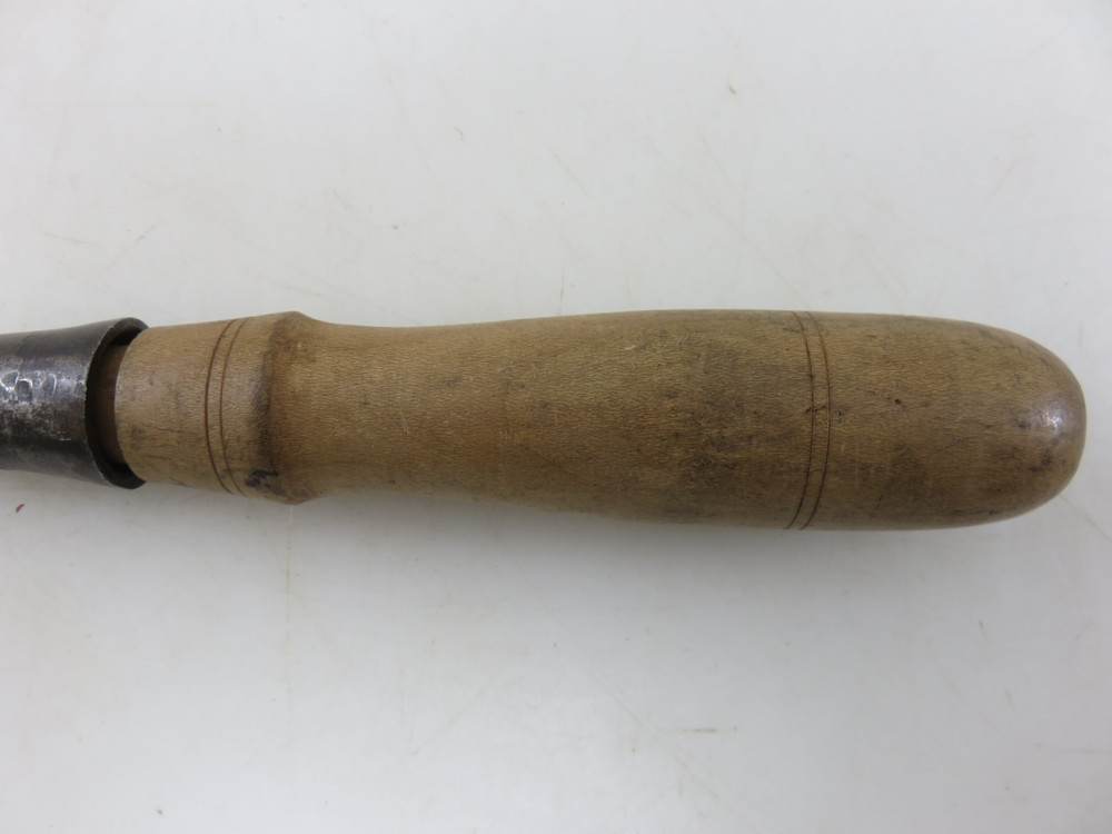 Bridge Tool Co. Wood Handle Socket Chisel 1-1/2" Vintage