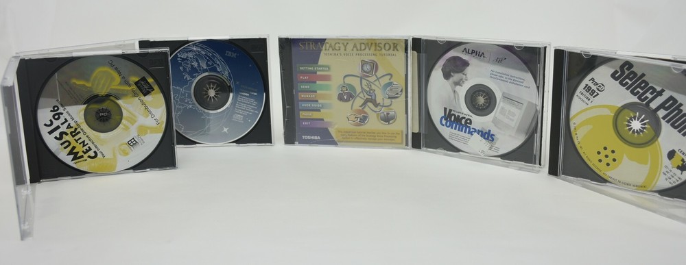 Win 95 CD LOT LAN & Voice Command Collection