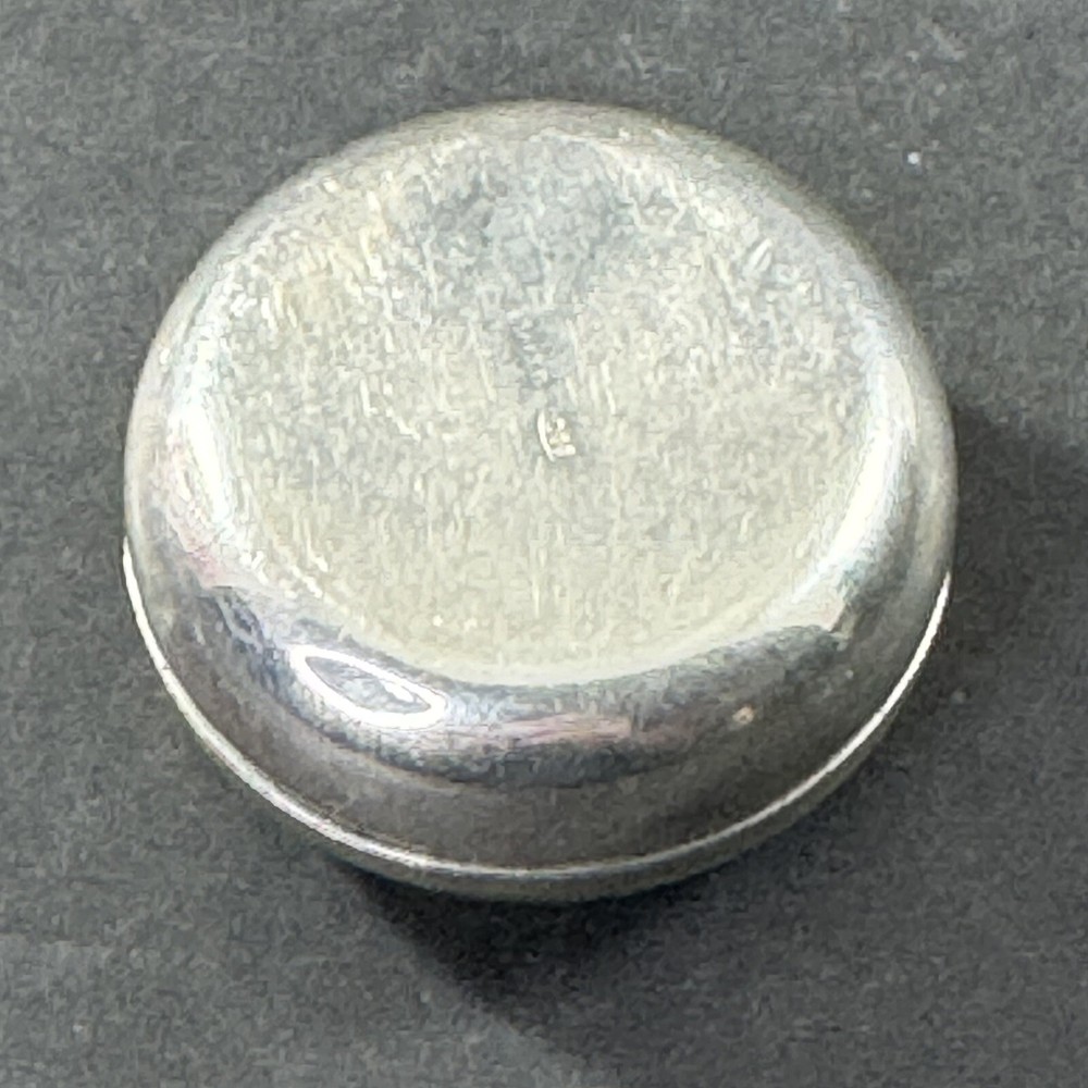 sterling silver 800 pill box vintage
