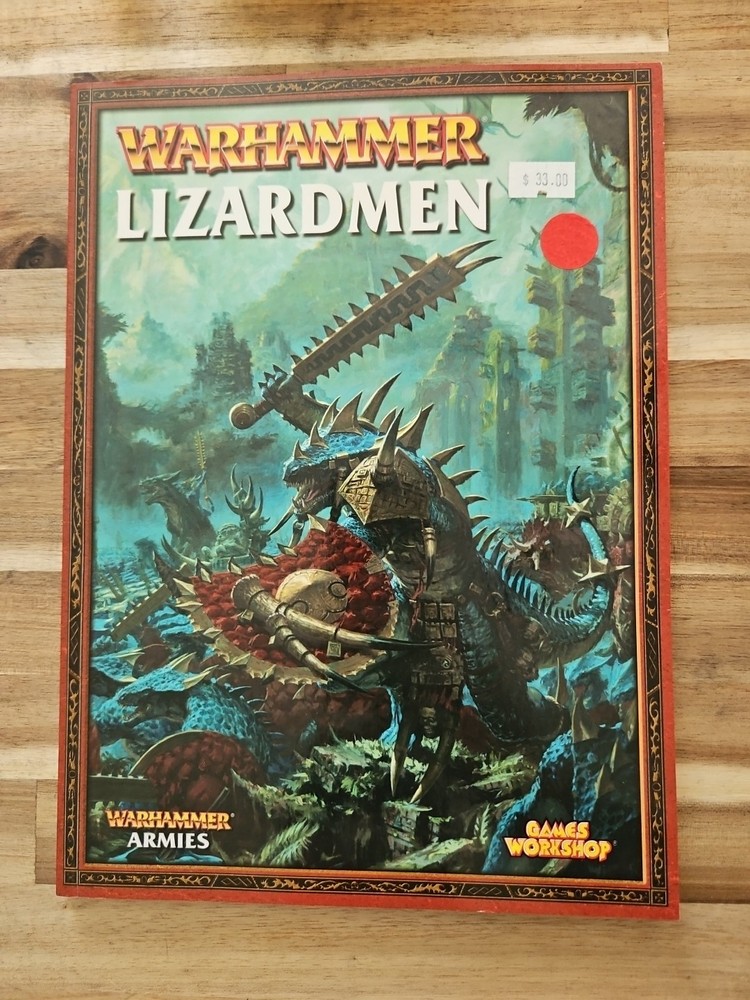 Warhammer Lizardmen Codex Games Workshop (missing UPC)