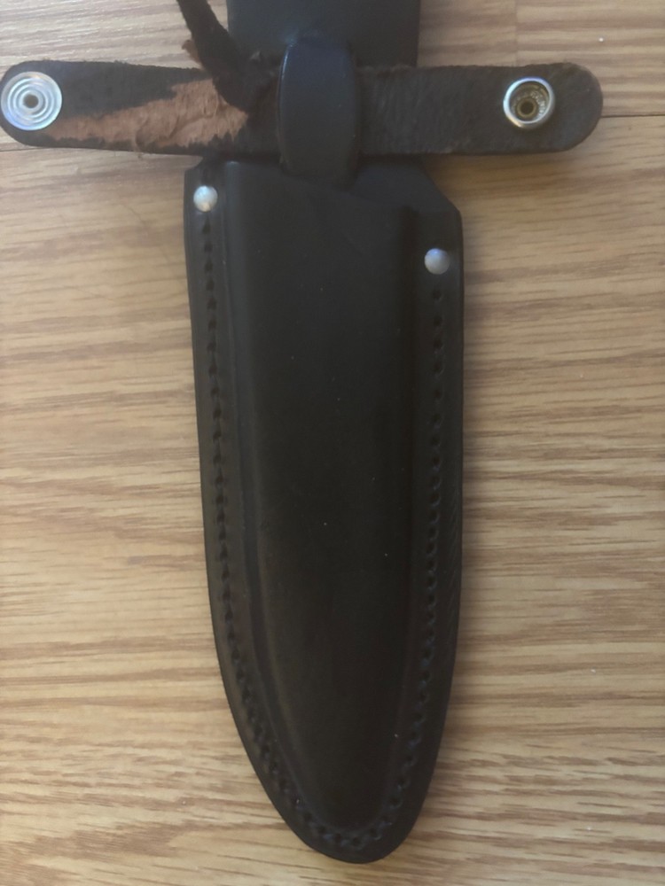 UNBRANDED BLACK 5" FIXED BLADE BELT LOOP CASE WITH CLOSE LOOP