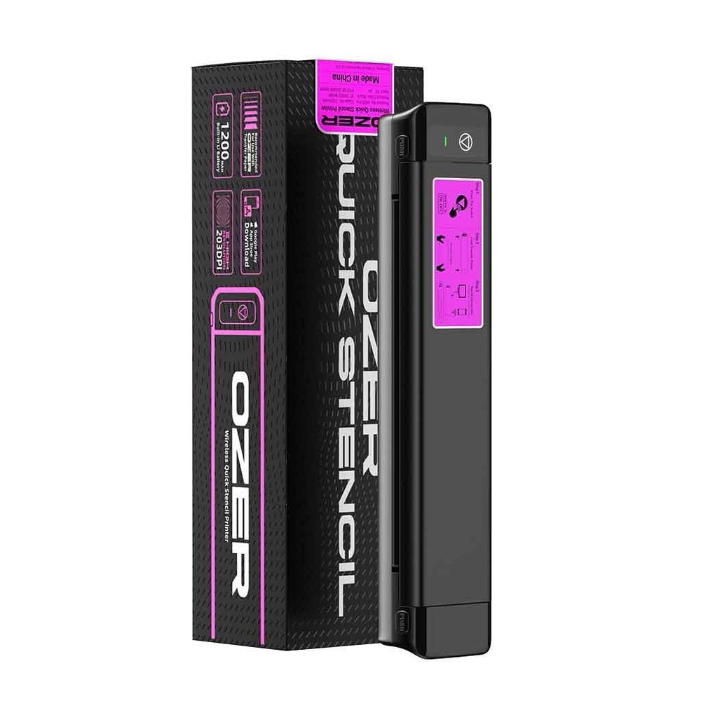 OZER Quick Stencil Wireless Thermal Copier USB-C Charging
