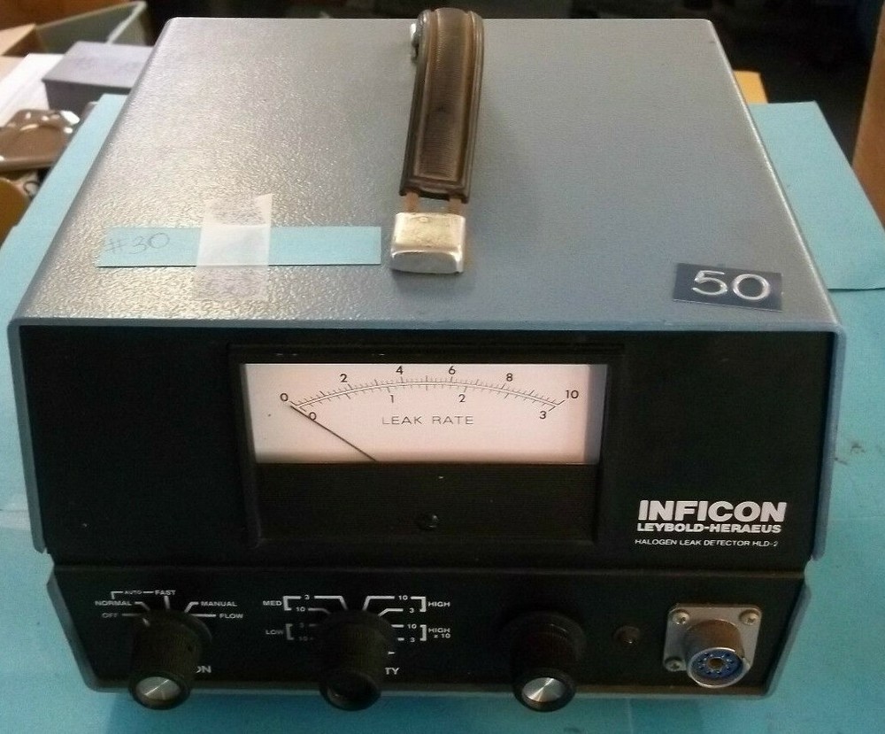 INFICON LEYBOLD-HERAEUS HALOGEN LEAK DETECTOR HLD-2 (R3)