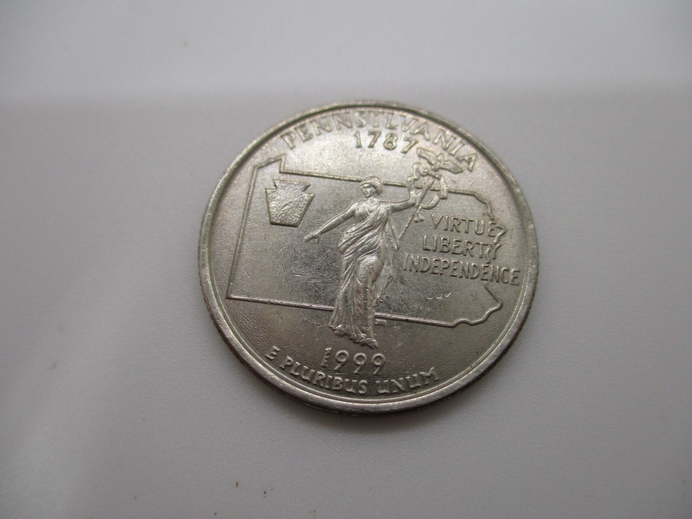 1999 Pennsylvania State Quarter Coin