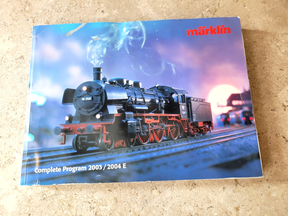 Marklin Model Train Complete Program Catalog For 2003 / 2004E English 552 pp.