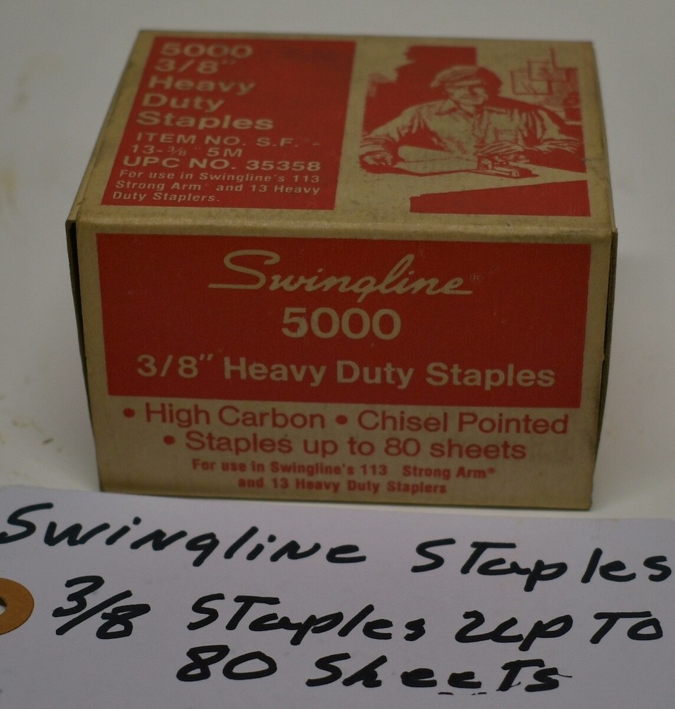 SWINGLINE STAPLES  3/8" STAPLES