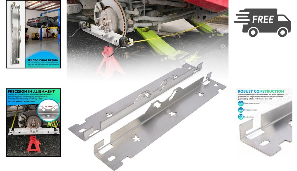 Stainless Steel Wheel Alignment Tool Plate for Precision Vehicle Alignment