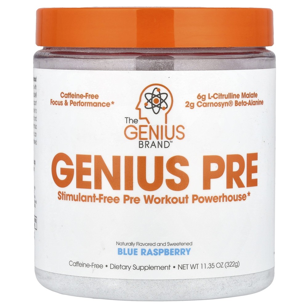 Genius Pre, Blue Raspberry, 11.35 oz (322 g)