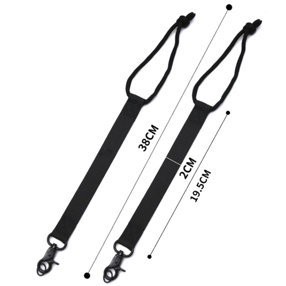 2x Snowboard Binding Straps Replacement Durability Practical Snowboard Leash