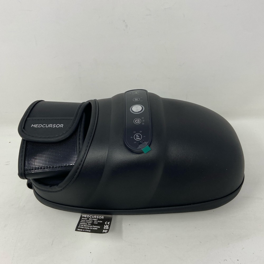 Medcursor Hand Massager Black Heat & Compression MD-HM01