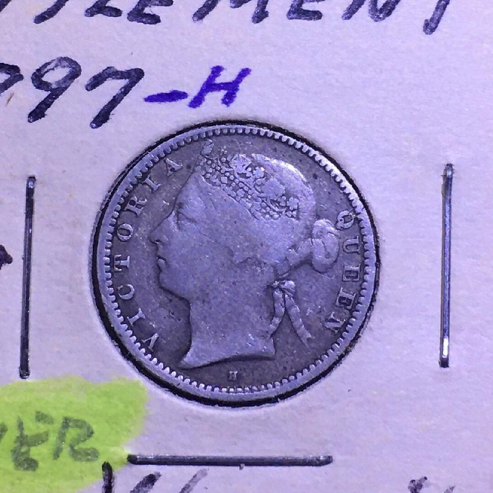 Straits Settlements 1897 10 Cents