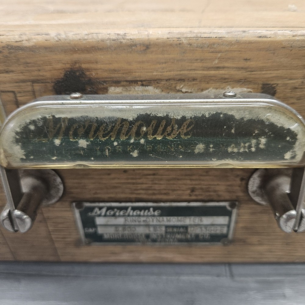 MOREHOUSE 5000 LB CAPACITY RING DYNAMOMETER CALIBRATOR