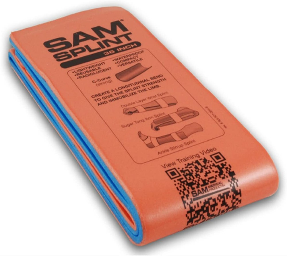 SAM® SPLINT - ORIGINAL 36" FLAT ORANGE/BLUE