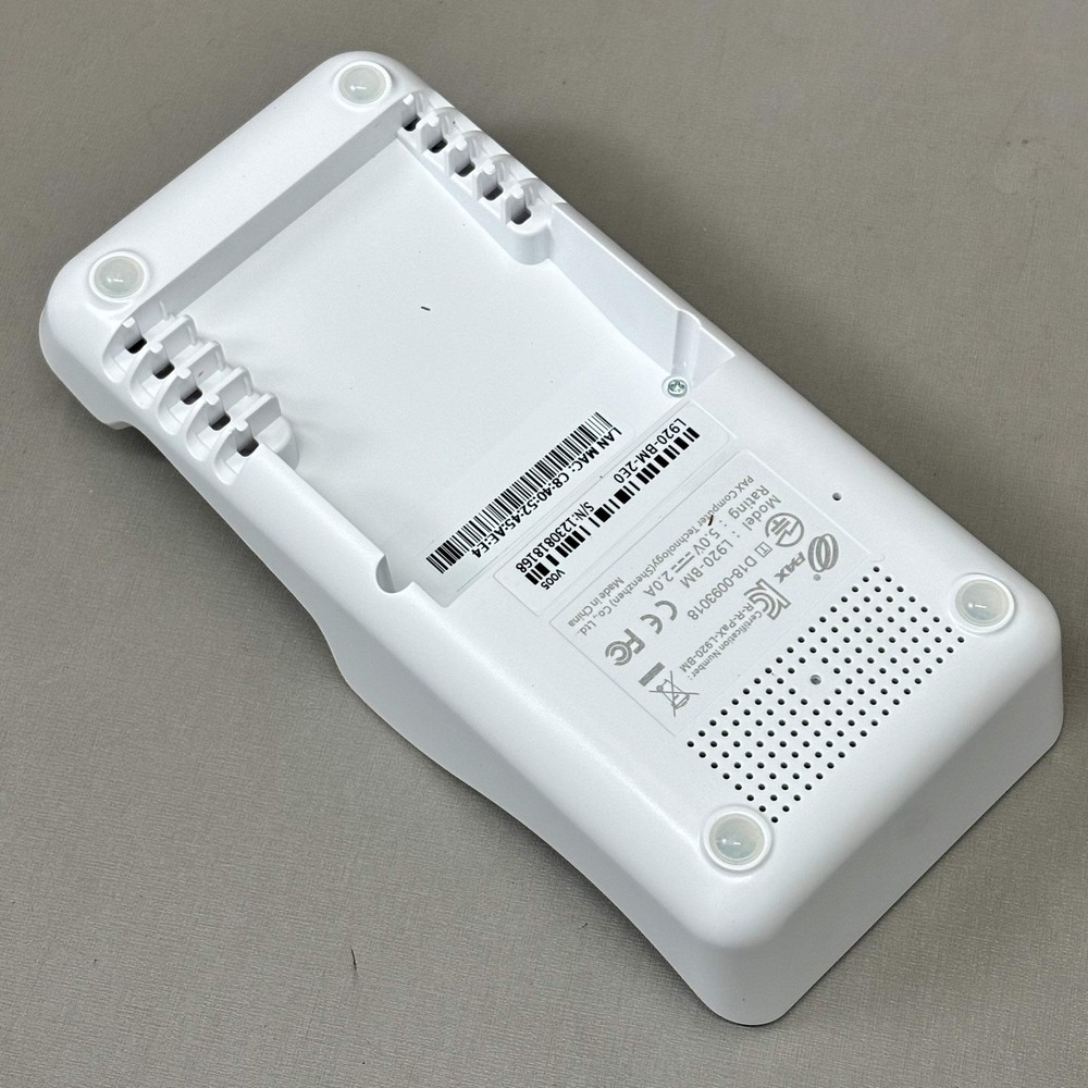 PAX Efficient Charging Dock w/ Ethernet & USB 920 Android Terminal White L920-BM