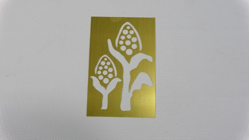 Corn With Husk - Lasting Impressions Stencil Template - L9541 - 2007