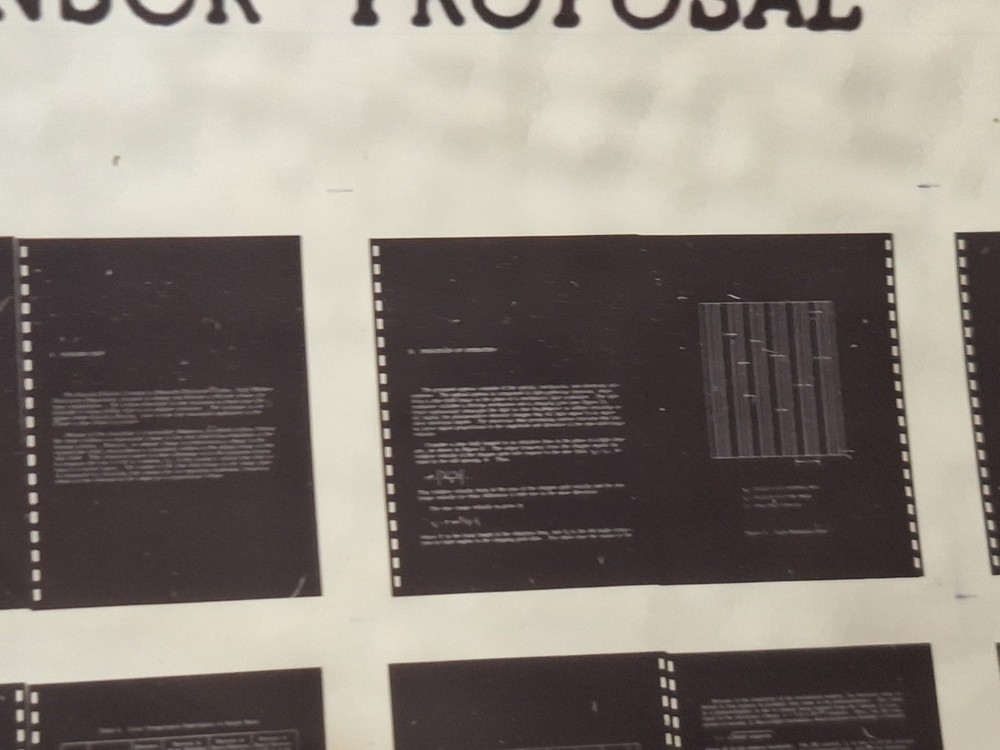 Vtg Military Microfiche Roll-Rate Sensor Proposal 1962 CPP-348