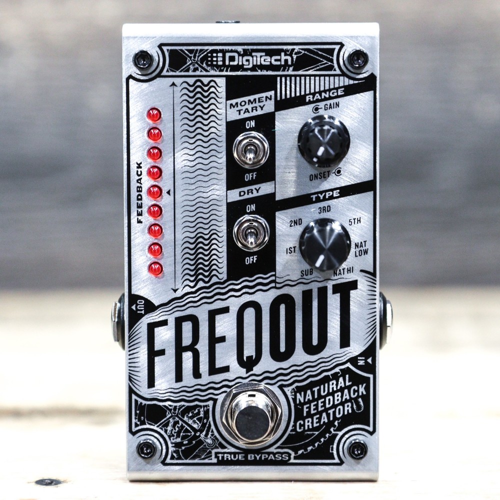 DigiTech FreqOut Natural Feedback Creator 7-Harmonic Feedback Types Effect Pedal