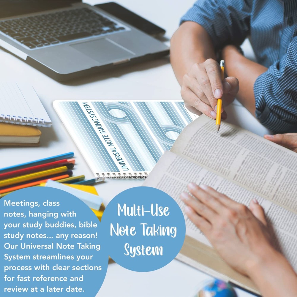 BookFactory Universal Note Taking System (Cornell Notes) / 8.5" x 11"