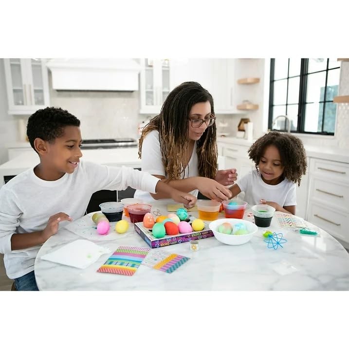 Paas Easter Egg Decorating Kit Multicolored Dye Tablets Stickers Glitter Pouch