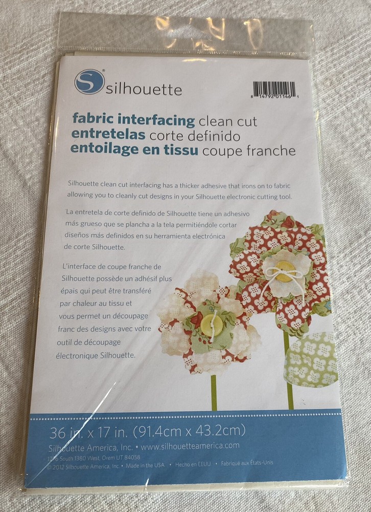 NEW Silhouette Replacement  Fabric Interfacing Cleanout