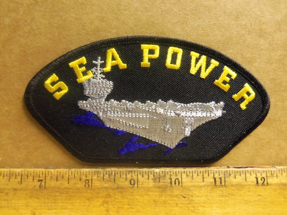 Sea Power Embroidered Patch