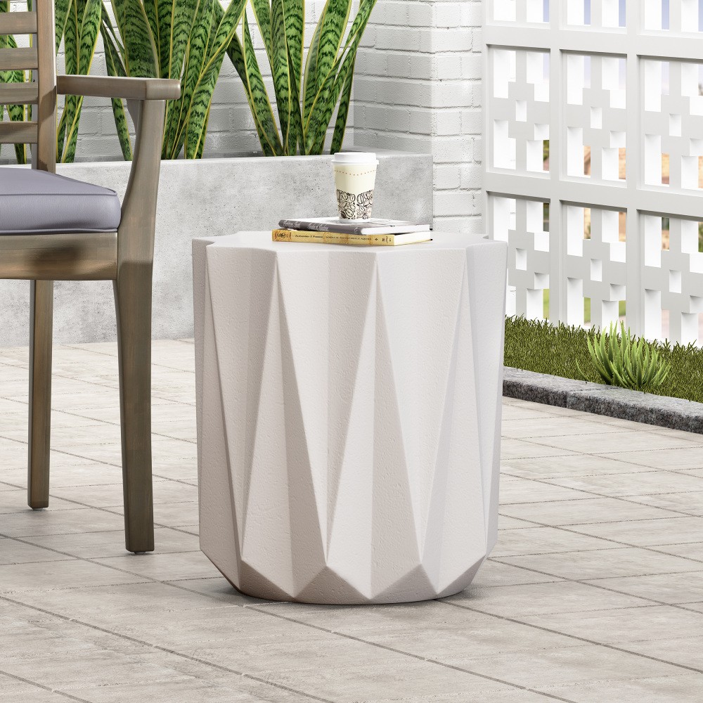 Outdoor Light Weight Concrete Side Table
