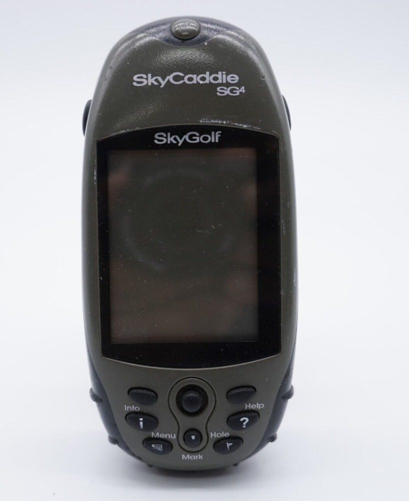SkyGolf SG4 SkyCaddie Gray Handheld Large LCD Screen Golf GPS Range Finder Read!