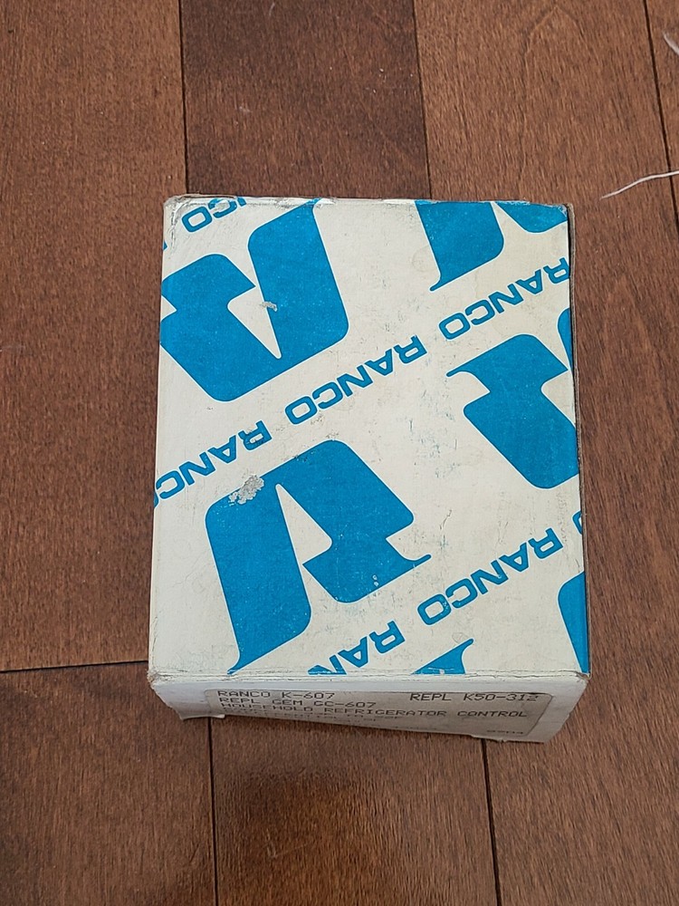 Ranco K-607 Refrigerator Temperature Control NEW