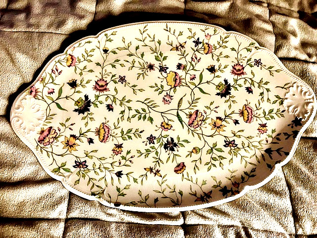 Limoges Arianna pattern serving platter