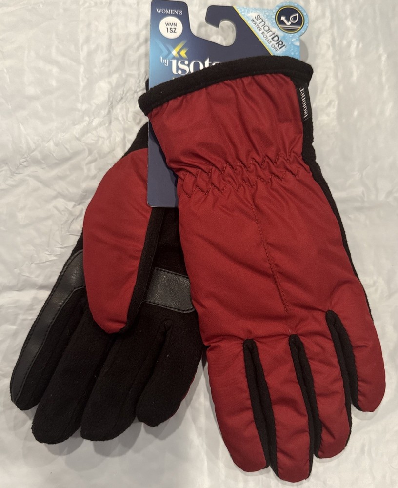 Insotoner Woman’s Gloves Ruby Red One Size NWT B15