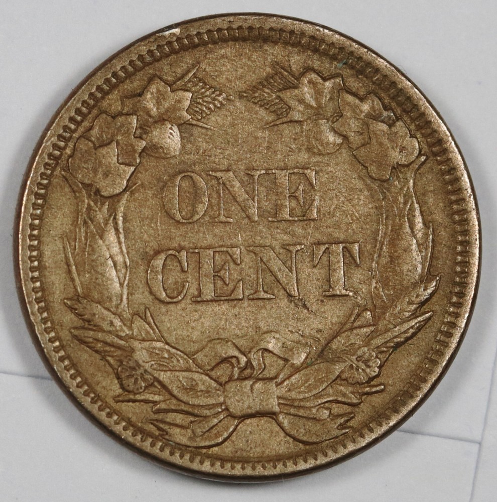1858 Flying Eagle Cent. Small Letters. XF. 186574