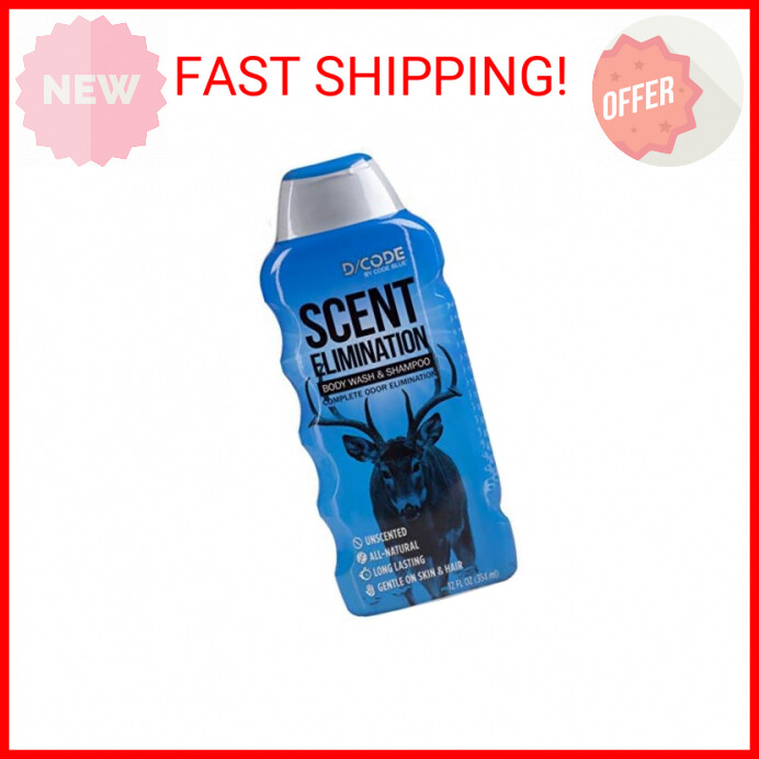 Code Blue Scent Elimination Body Wash & Shampoo, 12 fl oz