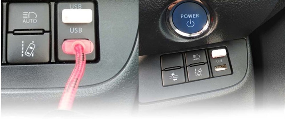 USB Extension Cable Adapter AUX USB Port Panel 150CM For Car Dash Flush Mount