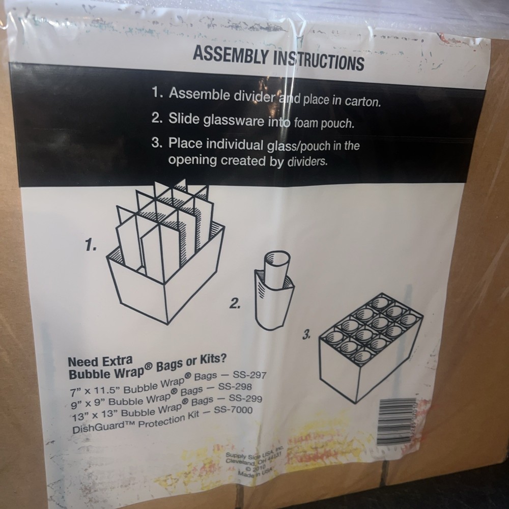 PackRite SS-7010 Crystal Protection Moving Kit - Quantity 1