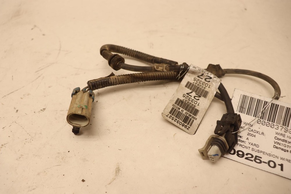2004-2009 CADILLAC XLR FRONT LEFT SIDE ABS WHEEL SPEED SENSOR WIRE CABLE OEM