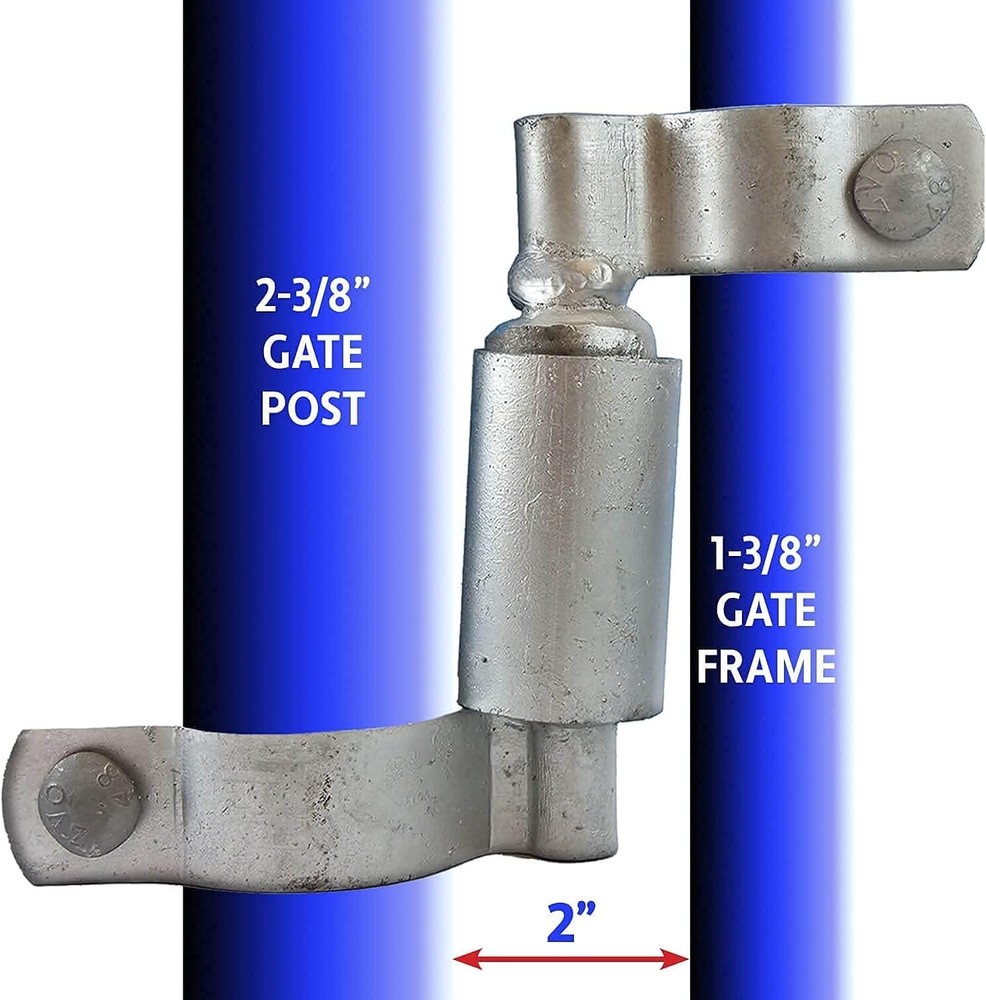 SwingSpring Chain Link Gate Closer - Easy Installation