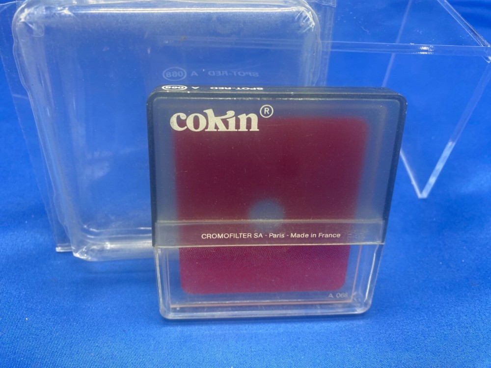 Cokin filter size A 068 spot red,  in opened original hard case