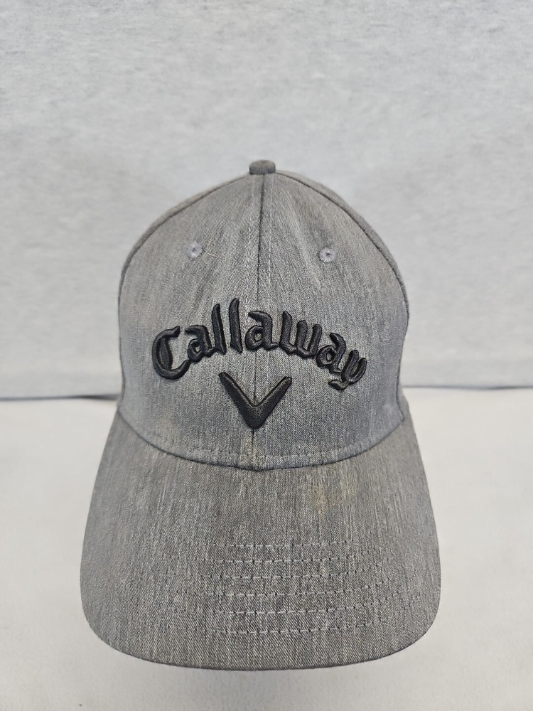 Callaway Grey And Black Adjustable Hat Cap (4s1)