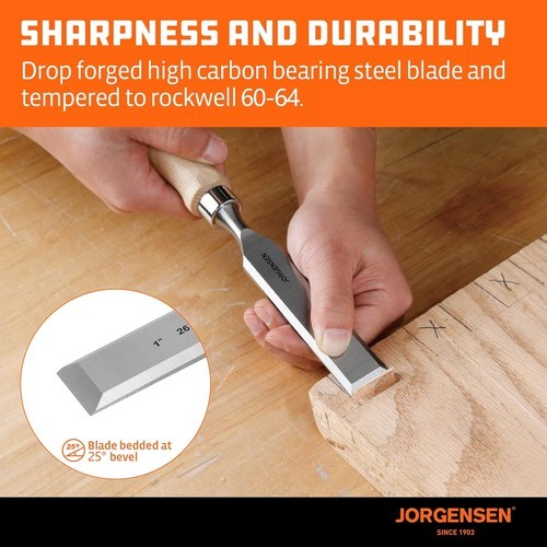 4-Piece Wood Carving Hand Chisel Tool Set Professional Woodworking Gouges Steel