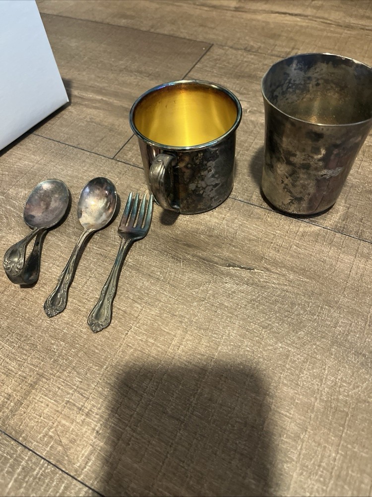 Silver Baby Cups