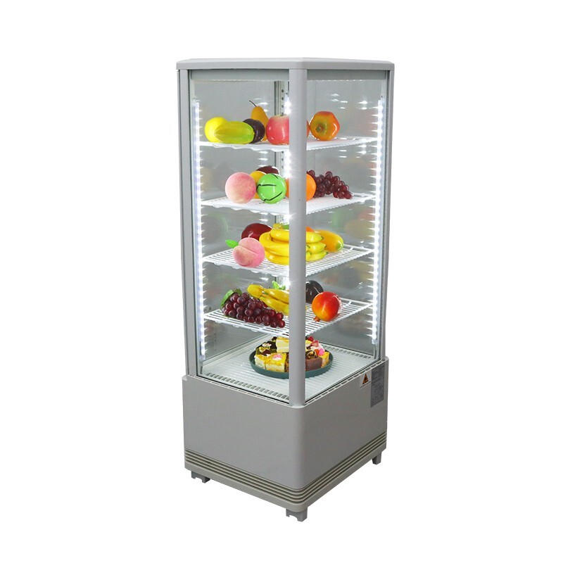 Vertical Refrigerated Case Cake Display Case Bakery Showcase Automatic Defrost