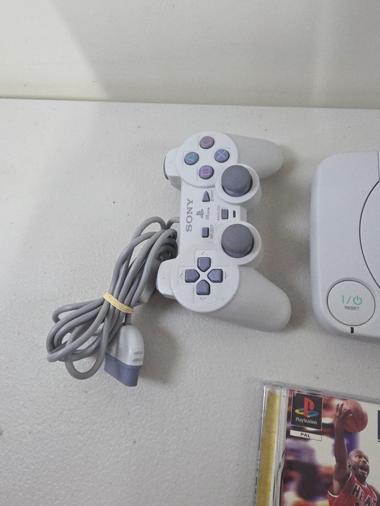 Sony Playstation PS One Bundle 2xgame 1xcontroller Power Cable Tested Working