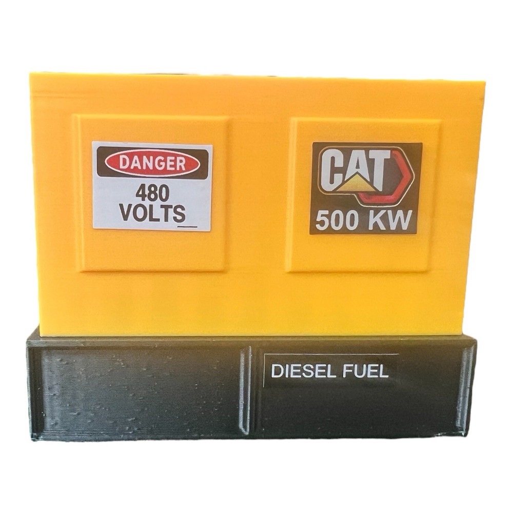 500KW Generator Set Scale Model 1/50