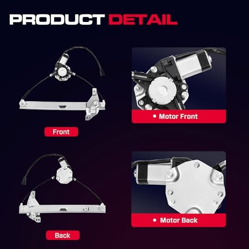 Front Passenger Side Power Window Regulator with Motor (2 Front Passenger (RH)