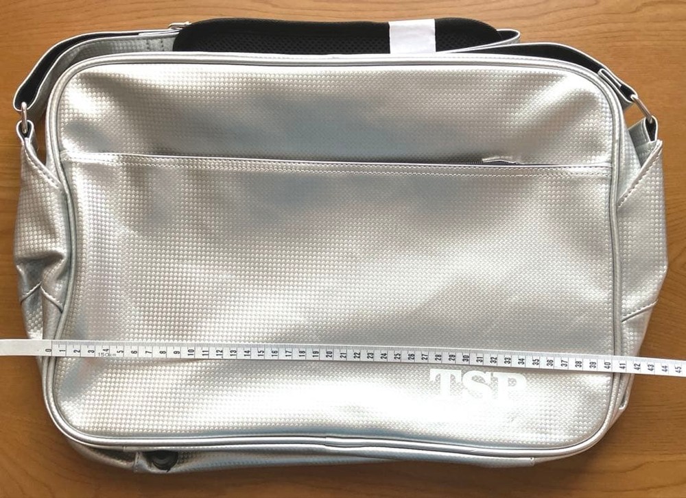 TSP Silver Check Shoulder Bag