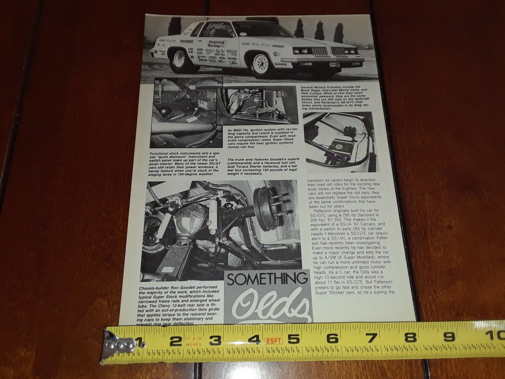 1984 OLDSMOBILE CUTLASS ORIGINAL ARTICLE