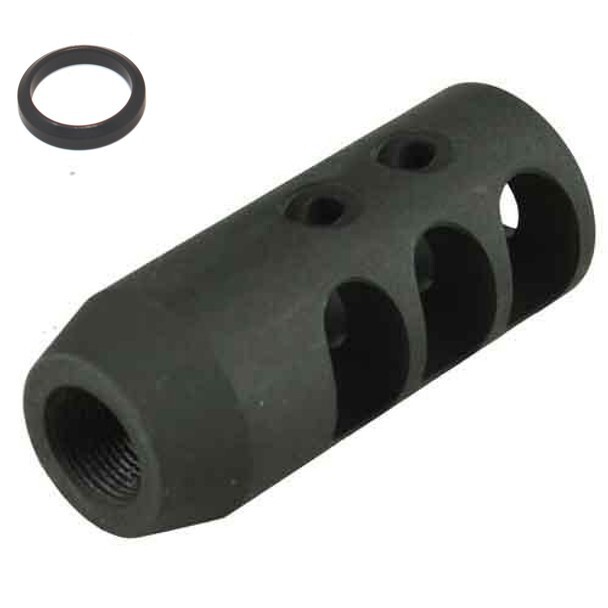 Steel Muzzle Brake 308 Competition Muzzle Brake 5/8x24 Thread w/ Washer