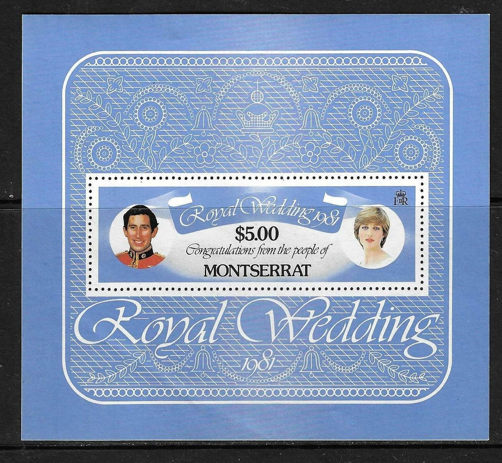 Monserrat SC # 471 Royal Wedding 1981 . MNH